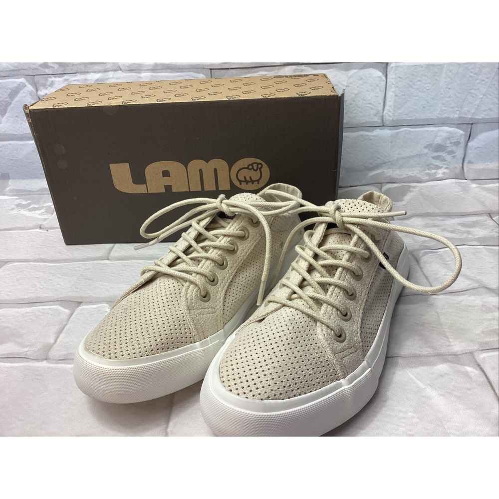 Lamo Vita Gold Sand Sneakers, Women's Size 7